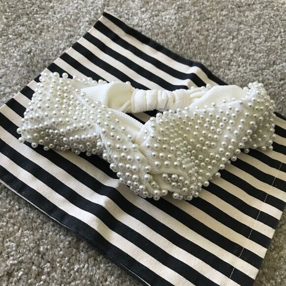 NWOT Lele sadoughi Pearl headband main image 5